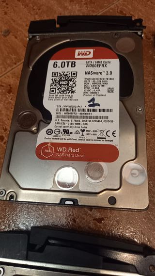 2x Discos Duros 6TB WD Red NAS - 770 dias