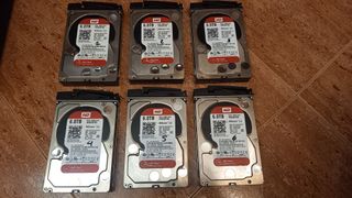 2x Discos Duros 6TB WD Red NAS - 770 dias