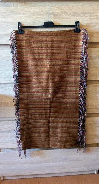 Bufanda rayas flecos mujer nueva