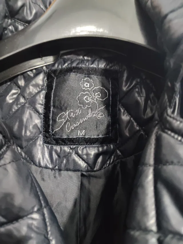 Giacchetto imbottito nero taglia M stix casual