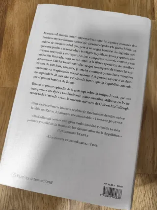 El primer hombre de Roma (tapa dura)