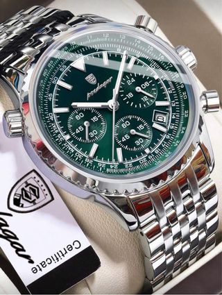 Reloj Poedagar Verde Militar Cronógrafo