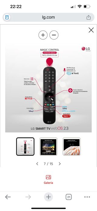 LG Smart TV OLED 65 Pulgadas