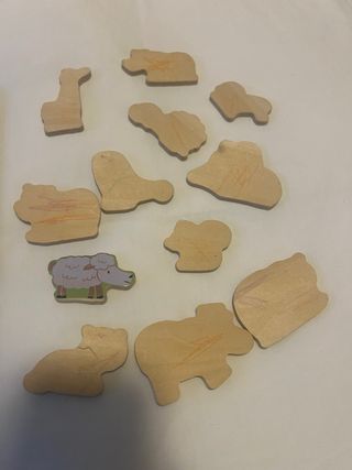 Puzzle Djeco Animales Madera