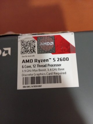 Procesador AMD Ryzen 5 2600 3.4 Ghz