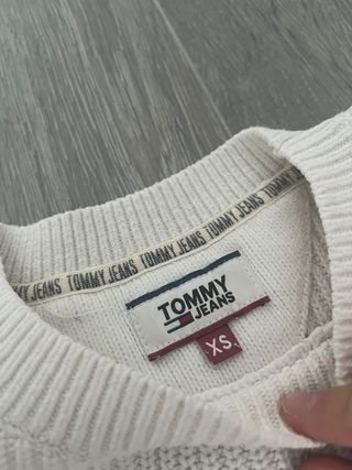 Sudadera Tommy Jeans Blanca