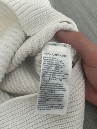 Sudadera Tommy Jeans Blanca