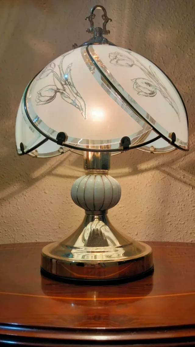 SPLENDIDE LAMPADE DA TAVOLO IN BRONZO