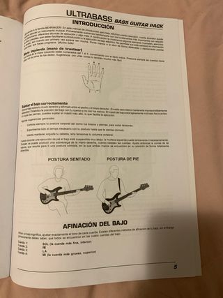 Guía Método Bajo Behringer Ultrabass con Púas