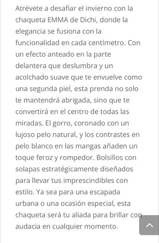 Parka DICHI Plumas Emma Racoon costo 645 euros