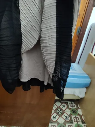 Vestido Kaos Italy Beige y Negro