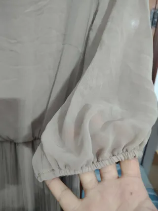 Vestido Kaos Italy Beige y Negro