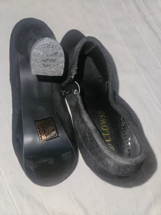 Botín de tacón mujer negro