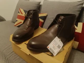 Botas de serraje MANGO Marrón Talla 44