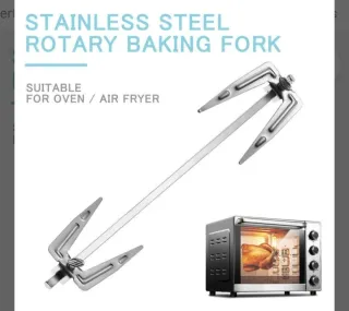 Tenedor para asar metálico