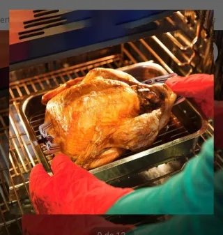 Tenedor para asar metálico