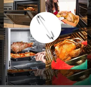 Tenedor para asar metálico