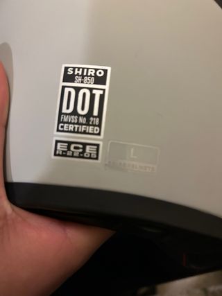 Casco Moto SHIRO Blanco