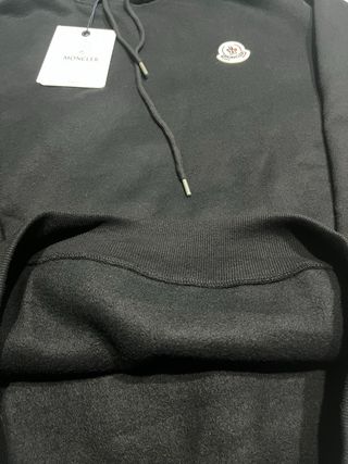 Sudadera Moncler Negra Original Nueva
