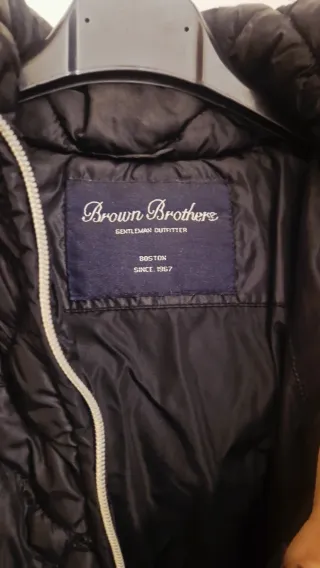 Piumino brown brothers con cappuccio pelliccia