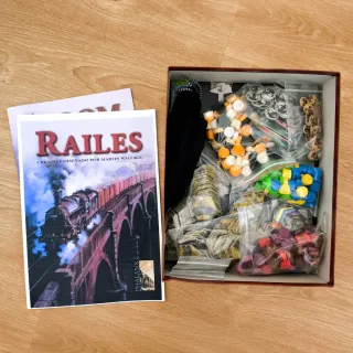 Juego de mesa Steam Rails to Riches