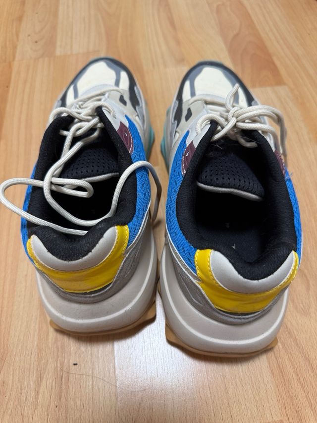 Zapatos Zara Beige y Azul