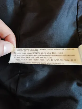 Cappotto Uomo Zara. Taglia S.