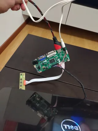 Proyecto bricolaje pantalla portátil 17 Dell