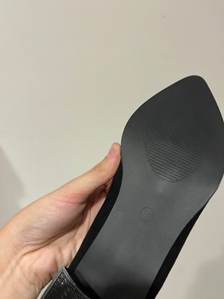 Zapatos planos leopardo y tachuelas talla 38