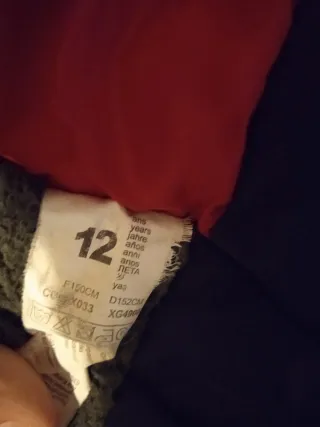 Chamarra IKK Azul Marino talla 12