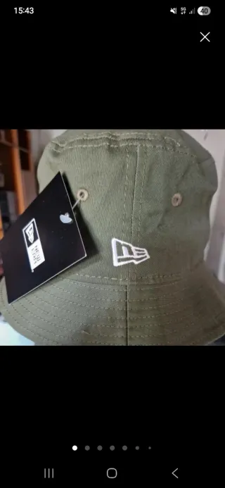 Bucket Hat New Era Verde Oliva