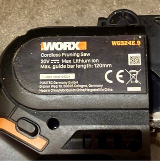 Sega potatore a Batteria Worx Malfunzionante