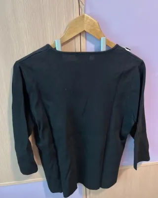 Jersey ZENDRA PARIS Negro Bordado Talla 48