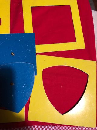 Forme geometriche in metallo vintage