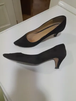 Zapatos tacón Zara negros talla 38