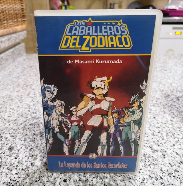 VHS Los Caballeros del Zodíaco - Santos Escarlatas