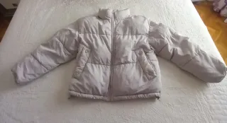 Cazadora acolchada beige mujer Talla M