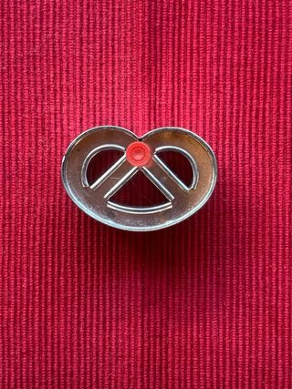 Stampino per biscotti a forma di pretzel