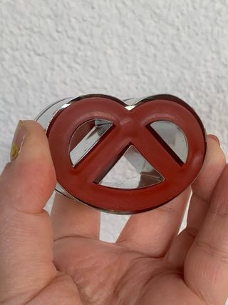 Stampino per biscotti a forma di pretzel