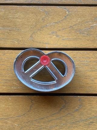 Stampino per biscotti a forma di pretzel