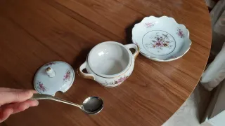 Zuccheriera vintage PG ceramica decorata