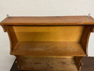 Repisa rústica de madera para pared