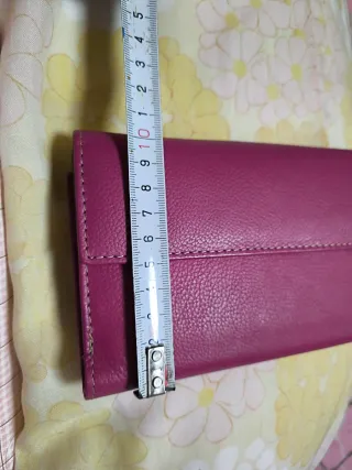 Billetera de mujer rosa