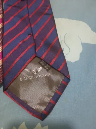 Corbatas Giorgio Armani Rayas