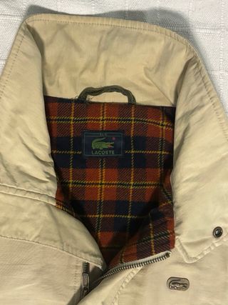 Parka Lacoste Beige Hombre L