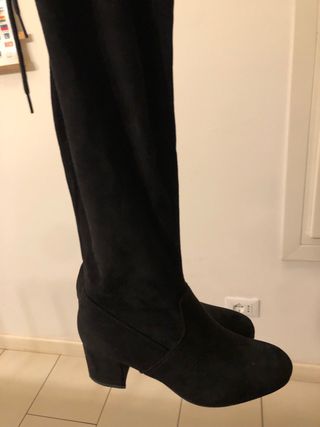 Stivali alti neri donna