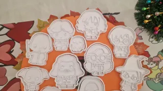 13 pezzi Tagliabiscotti Harry Potter in petg