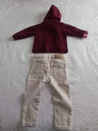 Conjunto niño 9-12 meses: Jersey, camisa y pantaló