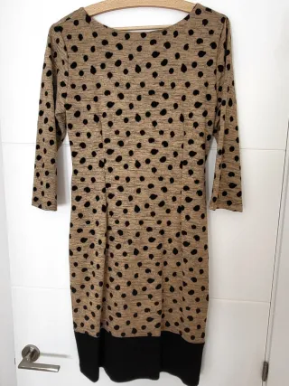Vestido estampado animalprint con lunares