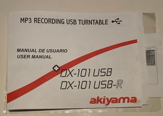 Akiyama DX-101 USB REC - Grabador